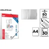 Carpeta 30 Fundas A4 C/Goma Transparente