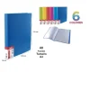 Carpeta 40 Fundas A4 Tapa Color