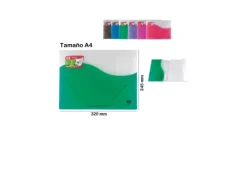 Carpeta Solapa A4 Bicolor