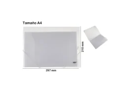 Carpeta Solapa A4 Blanco