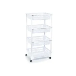 Carrito PP – Blanco 4 Cestas