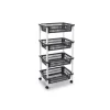Carrito PP – Gris 4 Cestas