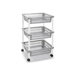 Carrito PP – Plata 3 Cestas