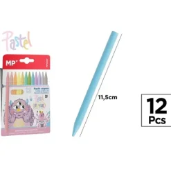 Cera Plástica Kids Pastel 12u