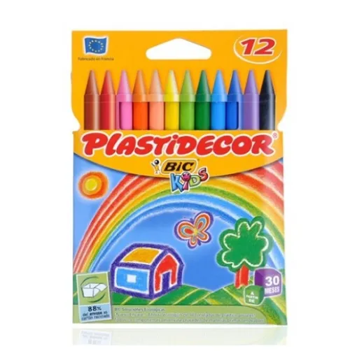 Ceras Plastidecor Colores 12U