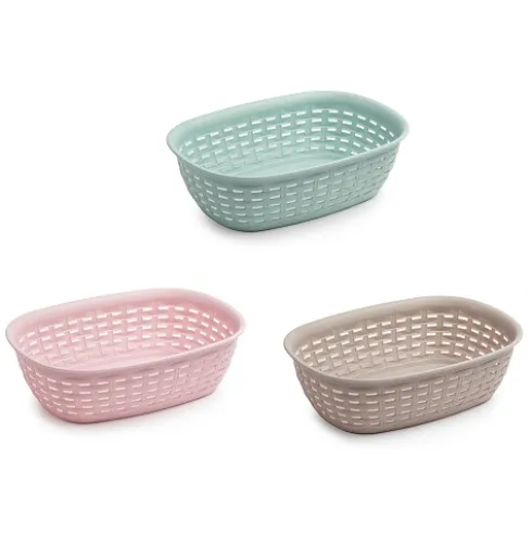 Cesta Plástico Rattan Multiuso VRM