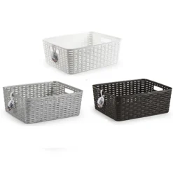 Cesta Plástico Rattan Nº 4