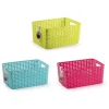 Cesta Plástico Rattan Nº 2 Color
