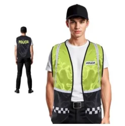 Chaleco Policía Fluor Adulto