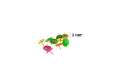 Chinchetas Color 9MM 60U