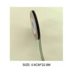 Cinta Organza Negro 0.6CMX22.8M