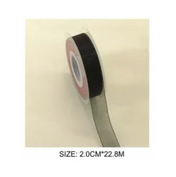 Cinta Organza Negro 2.0CMX22.8M
