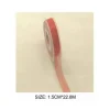 Cinta Organza Rojo 1.5CMX22.8M