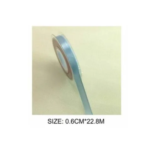 Cinta Raso Azul Cielo 0.6CMX22.8M