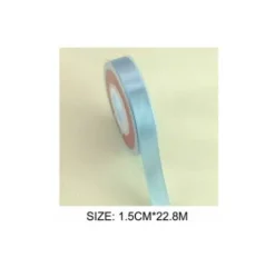 Cinta Raso Azul Cielo 1.5CMX22.8M