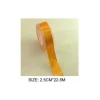 Cinta Raso Naranja 2.5CMX22.8M