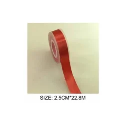 Cinta Raso Rojo 2.5CMX22.8M