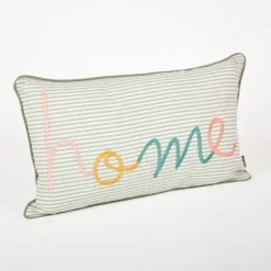 Cojín HOME Raya Verde 30x50cm