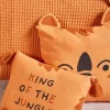 Cojín Kids Algodón Jungle Peach 40x40cm