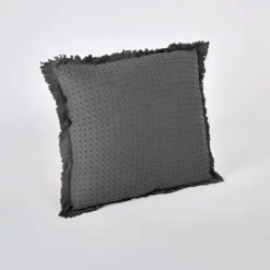 Cojín Waffle Plomo 45x45cm