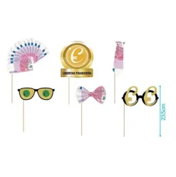 Complementos Photocall Euro 6pcs