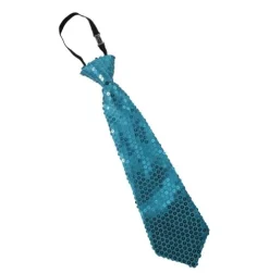 Corbata Lentejuelas Azul