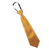 Corbata Lentejuelas Naranja Fluor