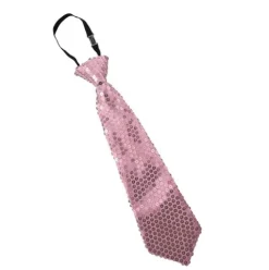 Corbata Lentejuelas Rosa