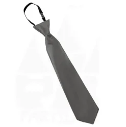 Corbata Liso Gris Oscuro