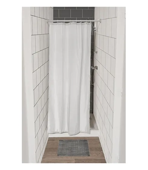 Cortina de Ducha PET – Blanco