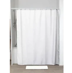 Cortina de Ducha PET – Diamantes Blanco