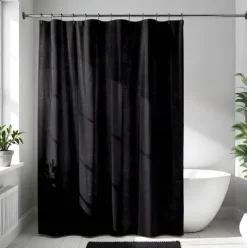 Cortina de Ducha PET – Negro