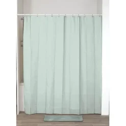 Cortina de Ducha PEVA – Verde Almendra