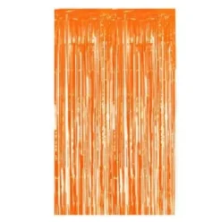 Cortina de Flecos Naranja