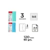 Cuaderno A4 120H Con 3 Separadores