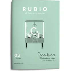 Cuaderno Caligrafías de Rubio C03