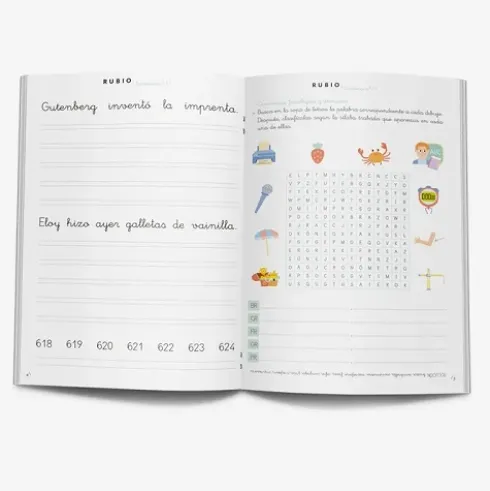 Cuaderno Caligrafías de Rubio C11