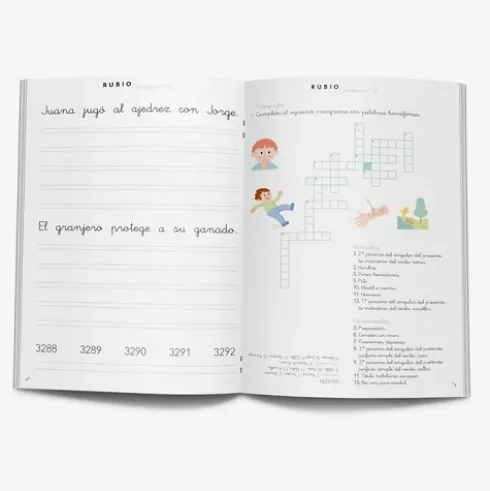 Cuaderno Caligrafías de Rubio C12