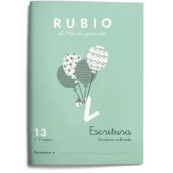 Cuaderno Caligrafías de Rubio C13