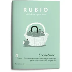 Cuaderno Caligrafías de Rubio C4
