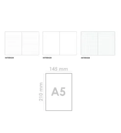 Cuaderno de Notas A5 Blanco