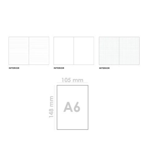 Cuaderno de Notas A6 Negro