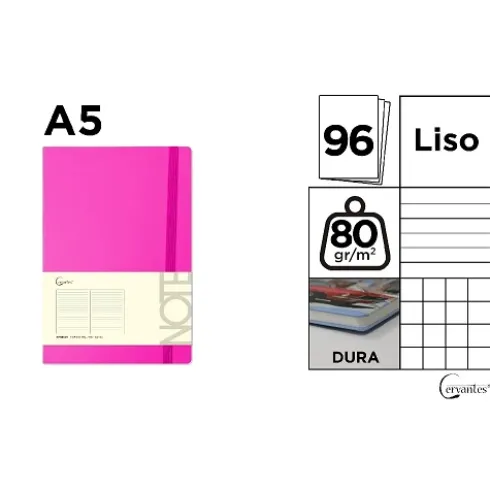 Cuaderno de Notas A5 Rosa Chicle