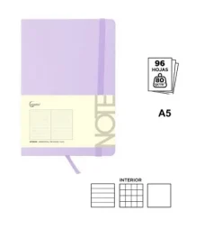 Cuaderno de Notas TF A5 Lila