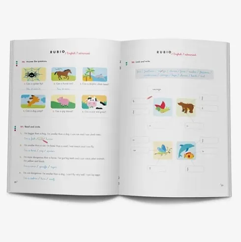 Cuaderno English 7 Years Advanced de Rubio RE7A