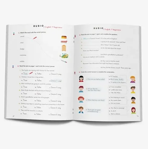 Cuaderno English 11 Years Beginners de Rubio RE11B