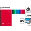 Cuaderno Espiral Fº 80H 90g/m² Liso