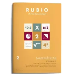 Cuaderno Matemáticas Evolución de Rubio ME2