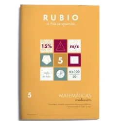 Cuaderno Matemáticas Evolución de Rubio ME5