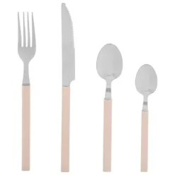 Cubertería Indonesia 24PCS Nude